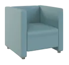 MIRA 1 křeslo, látka modrá vodní